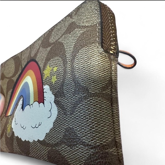 Coach Rainbow Signature Wristlet – Brown Monogram ✨🌈 - Picture 3 of 3